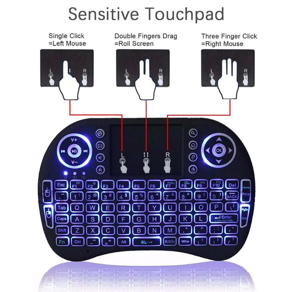 Mini Wireless Keyboard for PC /Android TV Box 7~13days