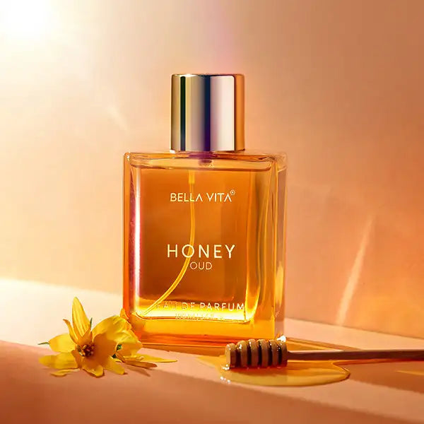 Bella Vita Luxury Honey Oud Eau De Parfum Unisex Perfume for Men & Women with Patchouli, Vanilla, Bergamot | Floral, Spicy EDP Fragrance Scent, 100 Ml 4~11days