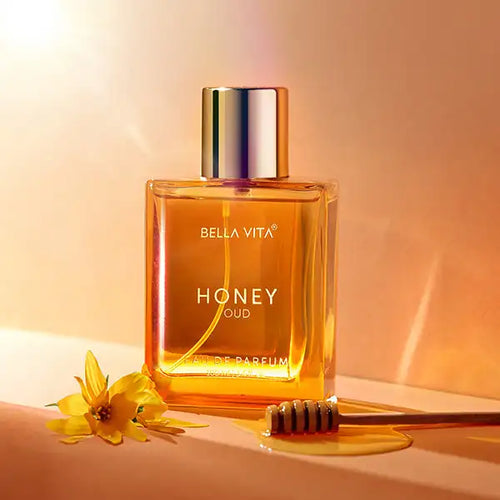 Bella Vita Luxury Honey Oud Eau De Parfum Unisex Perfume for Men & Women with Patchouli, Vanilla, Bergamot | Floral, Spicy EDP Fragrance Scent, 100 Ml 4~11days