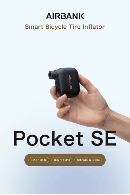 AIRBANK Pocket SE Mini Portable Electric Pump For Bicycle 9~14days