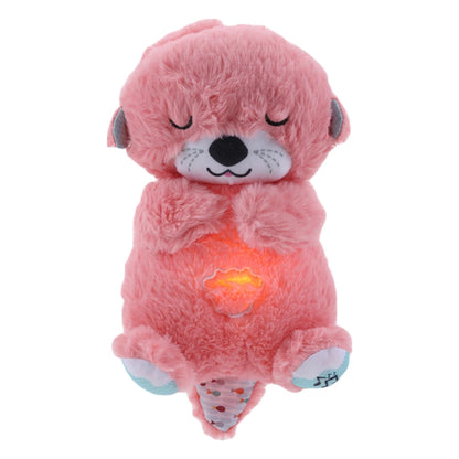 Baby Plush Doll Breathing Bear Baby Soothing Otter Toy 2~8days