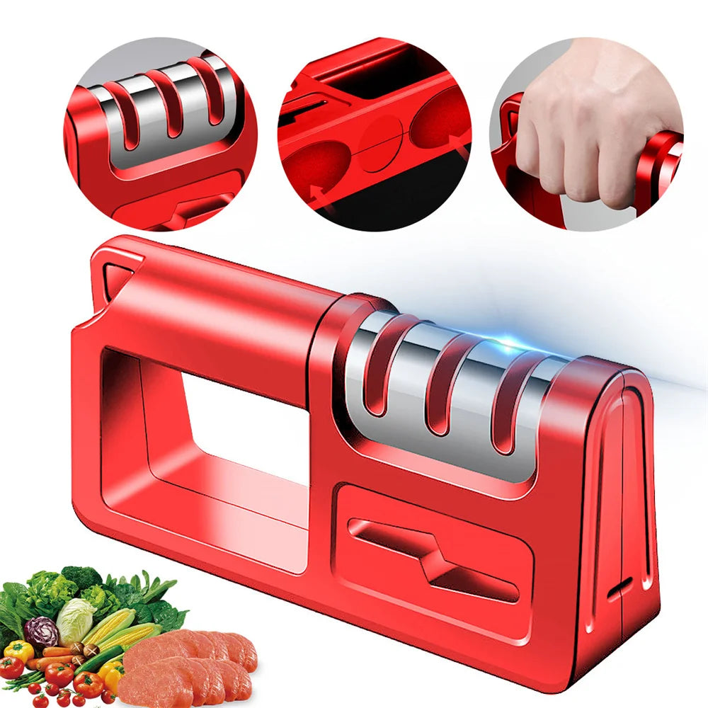 Stainless Steel Adjustable Four In One Knife Sharpener Tool 2~8days