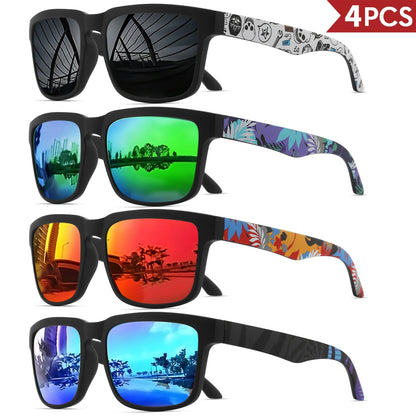 4PCS Square Sports Sunglasses 9~13days