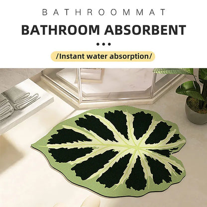 Bathroom Mat U Shape Leaf 11~15days