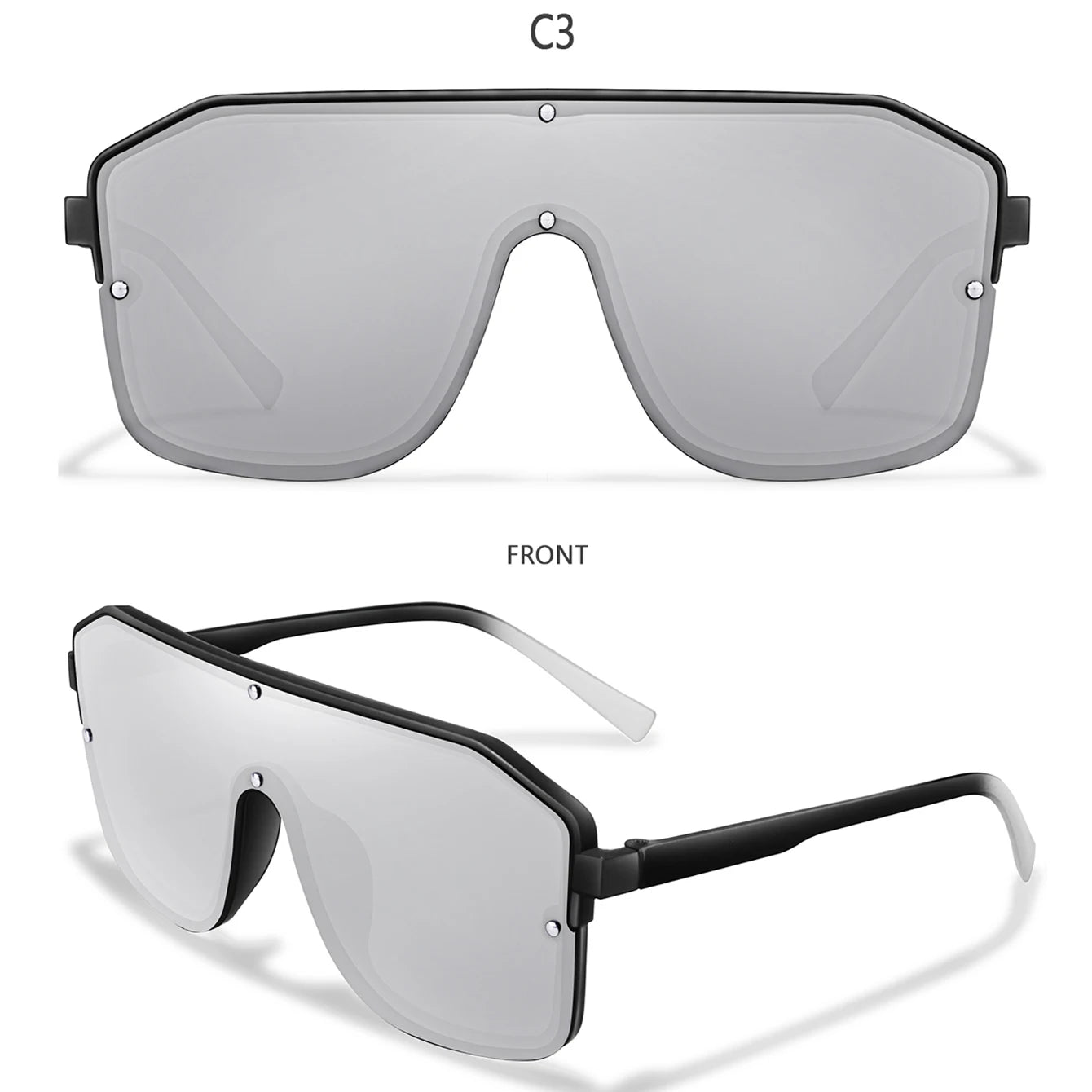 Square Big Frame Sunglasses Men/Women 10~13days