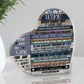 Gift for Wife Acrylic Heart Sign,Lover Plaque 9~13days