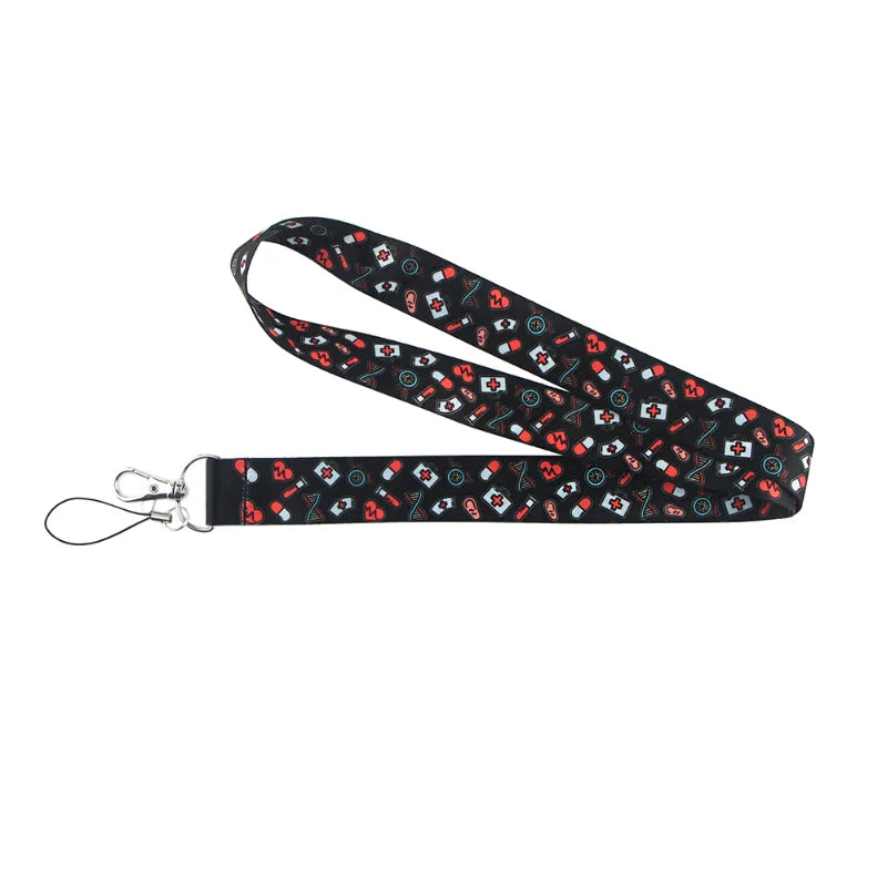 Medical Doctor Nurse Lanyards for Key Neck Strap For Card Badge Gym Key Chain Lanyard Key Holder DIY Hang Rope Keychain 7~11days