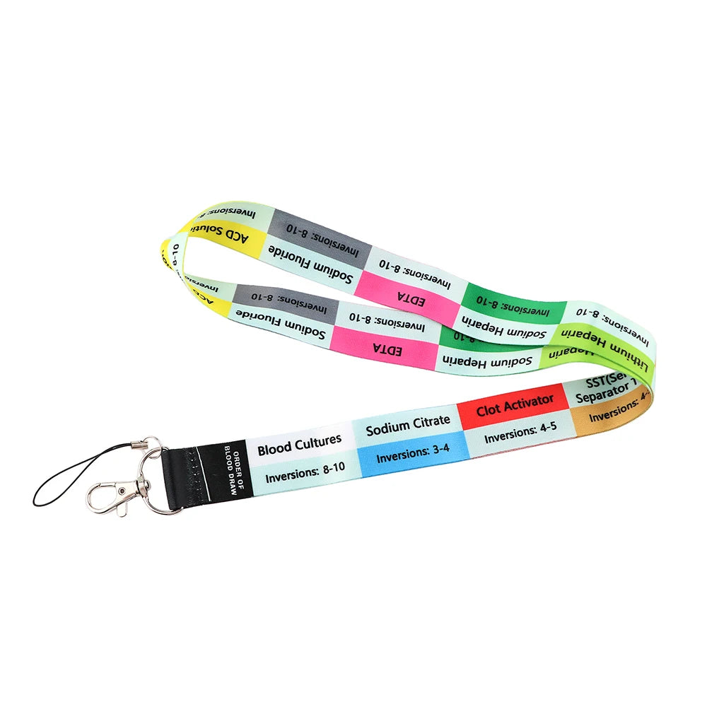 Medical Doctor Nurse Lanyards for Key Neck Strap For Card Badge Gym Key Chain Lanyard Key Holder DIY Hang Rope Keychain 7~11days
