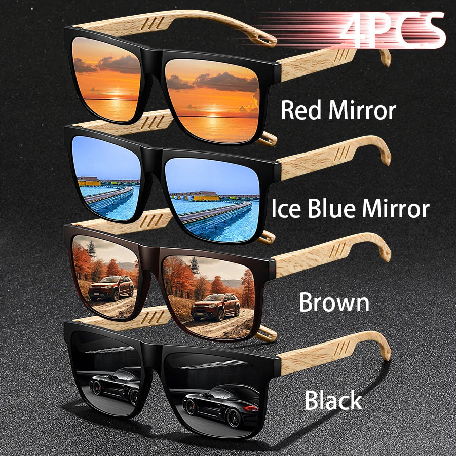 4PCS Luxury Designer Sunglasses Set 9~13days
