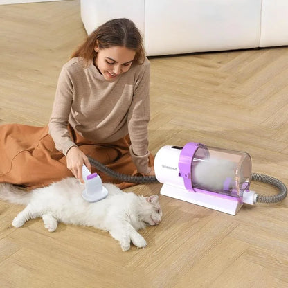 Dog Grooming  Vacuum, 2.5L Dog Vacuum Brush for Shedding Grooming, 4-in-1 Pet Grooming Vacuum, Dog Hair Vacuum Groomer