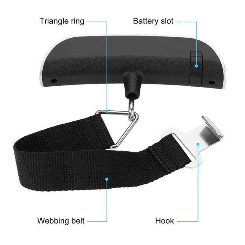 Portable Scale Digital LCD Display 110lb/50kg 7~11days
