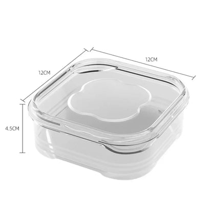 5/1Pcs Food Storage Containers With Lid Mini Transparent Fridge Meat Vegetable Fresh-Keeping Organizer Box For Kitchen Storage 9~13days