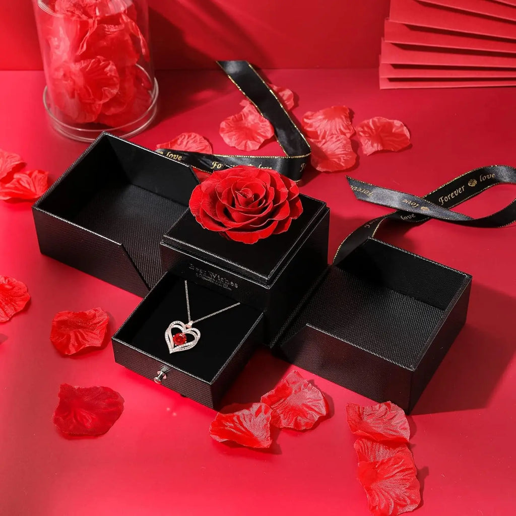  Necklace - Luxurious Rose Gift Box 7~10days