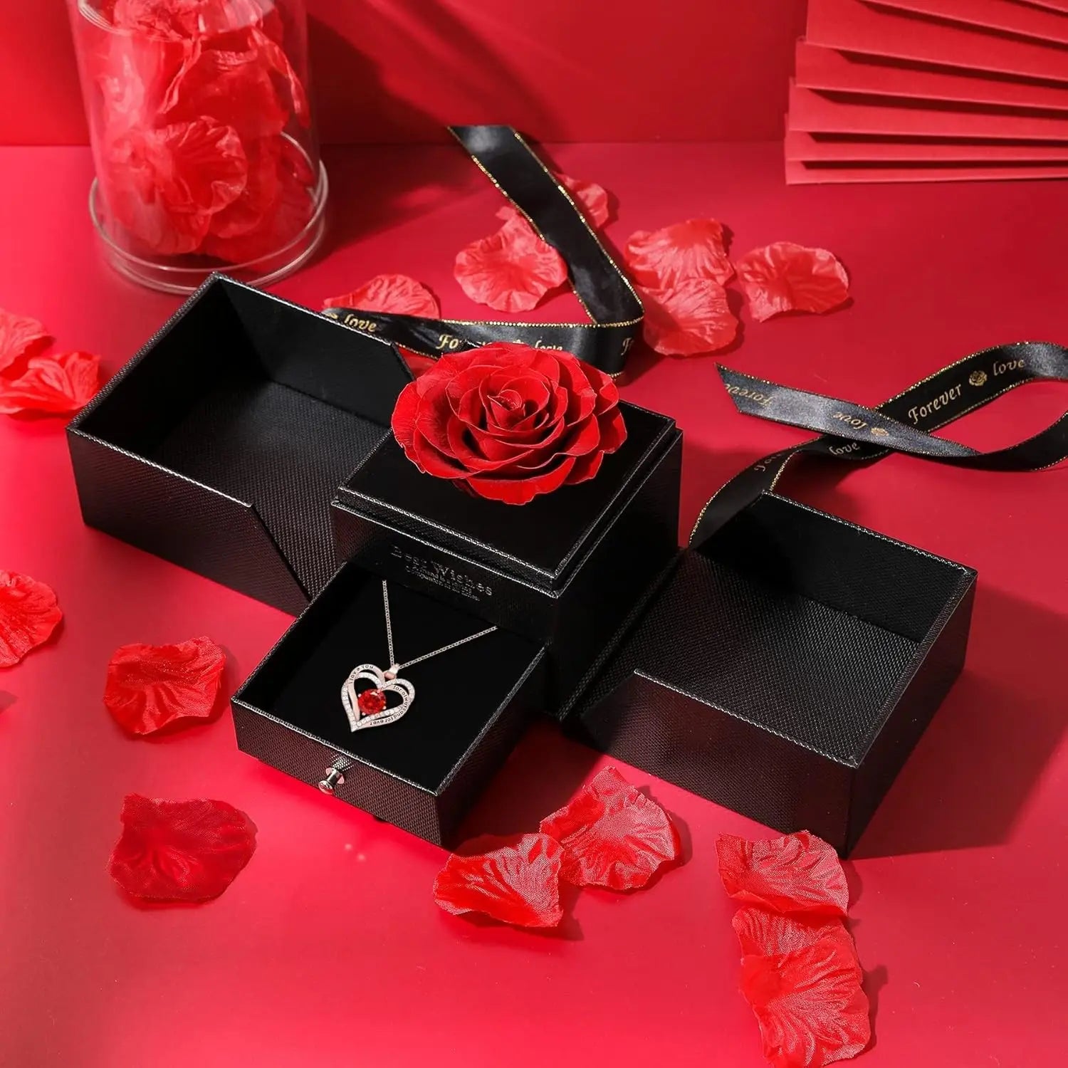  Necklace - Luxurious Rose Gift Box 7~10days