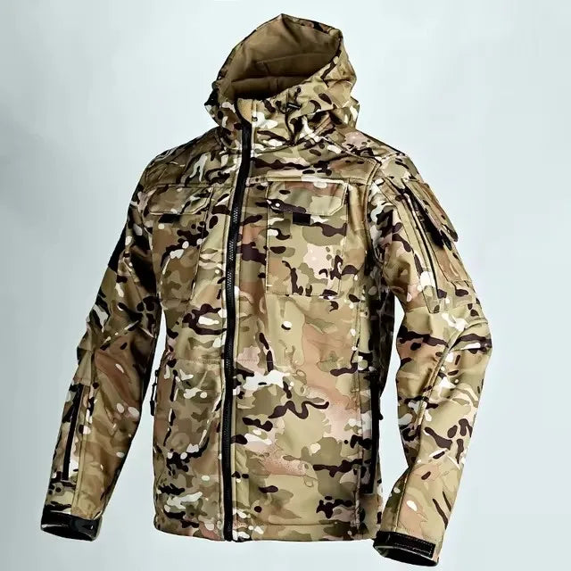 Tactical Jackets Men Outdoor Waterproof Hood Windbreaker 10~16days