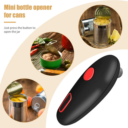 Electric Can Opener Lid Jar Opener Portable Bottle Opener Automatic Mini Canning Knife Kitchen Tools Lid Opening Gadgets
7~10days