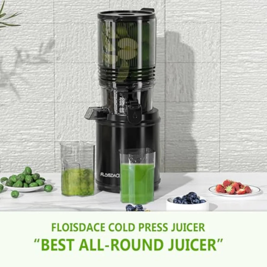Cold Press Juicer 6.5 Extra Large Feed Chute 3~10days