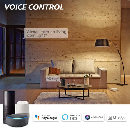 Smart WiFi LED A19 Bulb Compatible with Alexa, Google Home & Echo Assistant, 2~8days