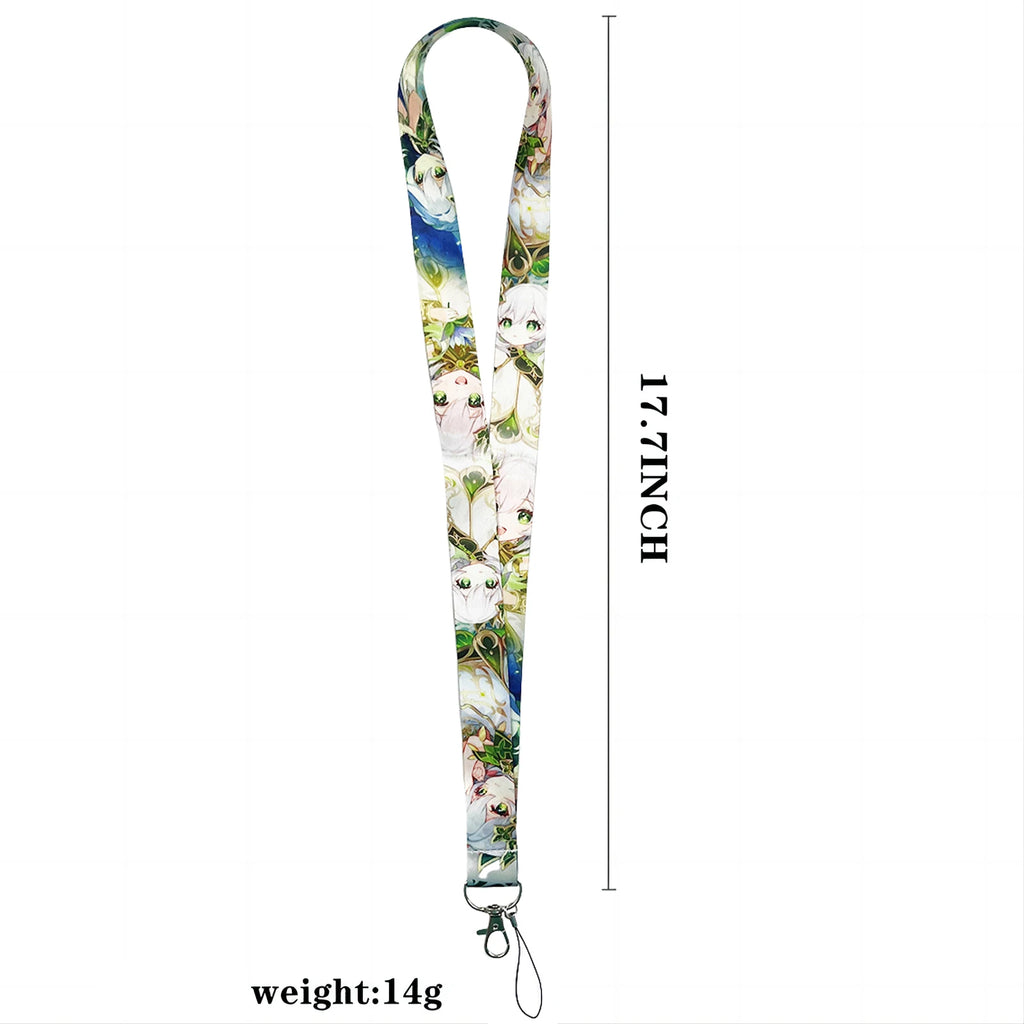 Anime Neck Strap Lanyards Keychain ID Card Pass Hang Rope Lariat Lanyard Key Chain Key Ring Badge Holder Accessories Gifts 7~11days