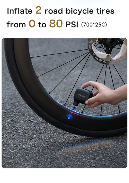 AIRBANK Pocket SE Mini Portable Electric Pump For Bicycle 9~14days