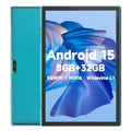 10-inch Android 15 Tablet for Work and Entertainment IPS Display Black 8GB DDR4 RAM + 32GB ROM with 1TB Expandable Storage 3~8days