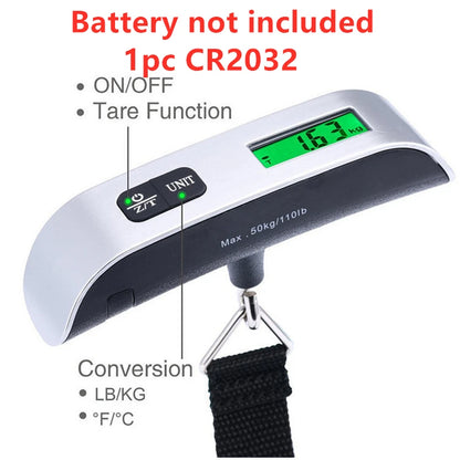 Portable Scale Digital LCD Display 110lb/50kg 7~11days