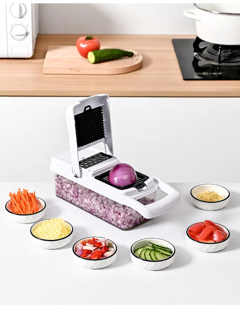 Kitchen Dicing Fruit Vegetable Cutter Grater Chopping Kitchen Gadgets 10~14days