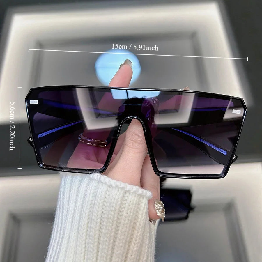 Fashion Vintage Square Sunglasses Women Men Brand Designer Retro Sun Glasses Female Male Frame Punk Mirror Oculos De Sol 9~13days