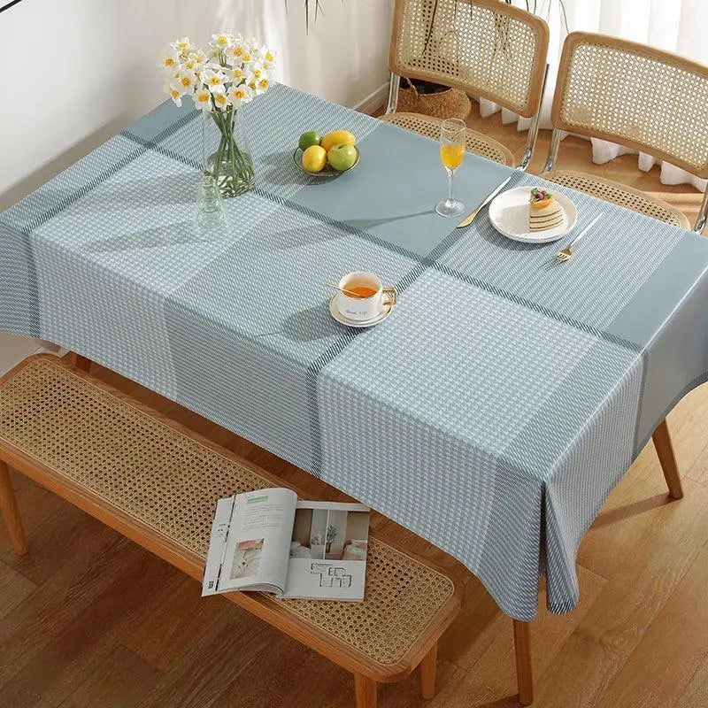 Modern Concise Style Pattern Waterproof Rectangular Polyester Tablecloth 9~13days