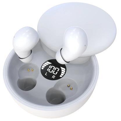 White mini ear buds SK26 Bluetooth 5.4 Wireless 5~10days