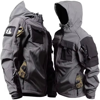 Tactical Jackets Men Outdoor Waterproof Hood Windbreaker 10~16days