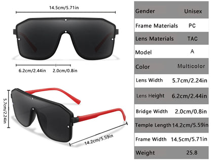 Square Big Frame Sunglasses Men/Women 10~13days