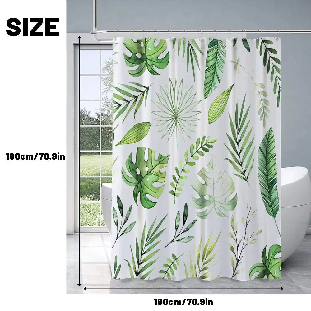 Green Eucalyptus Shower Curtain, 2~8days