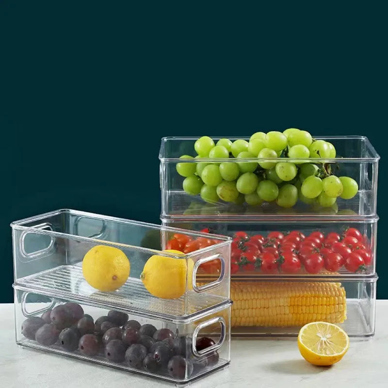 Refrigerator Organizer Bin Food Refrigerator Organizer Fridge Storage Box Organizers Plastic Food Storage kitchen Organizers 5~8days