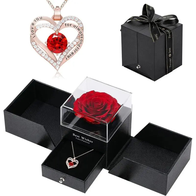  Necklace - Luxurious Rose Gift Box 7~10days