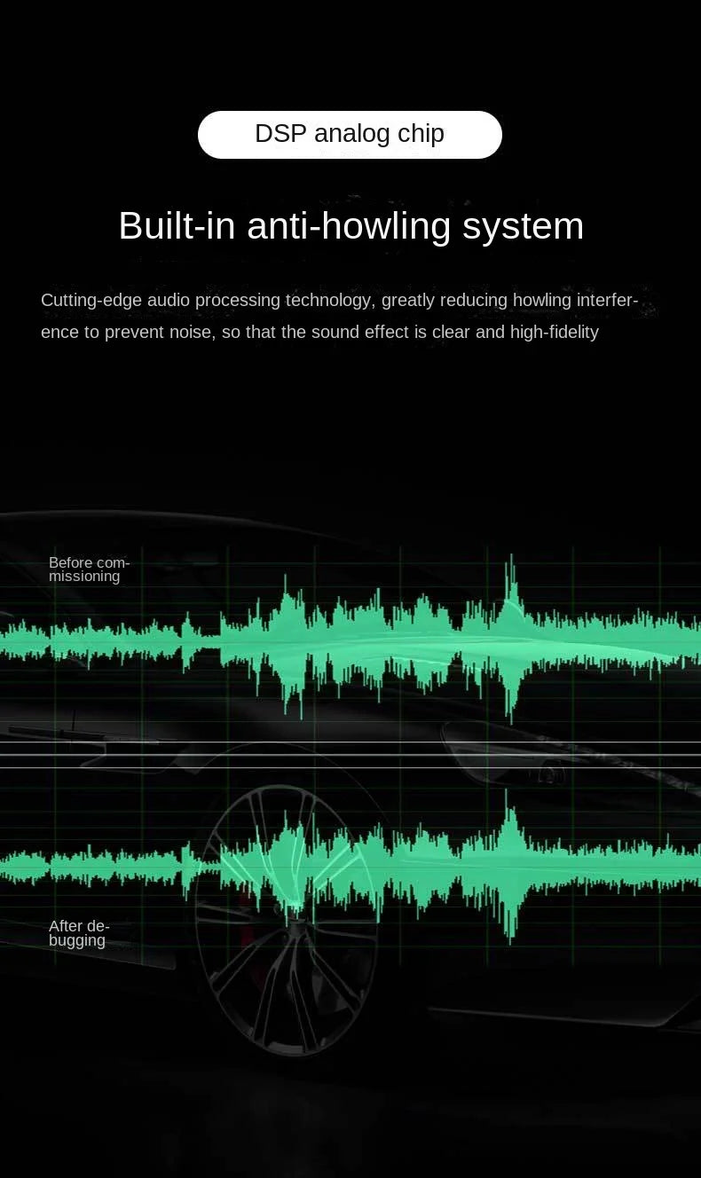 EQ7 Band Equalizer Car Audio 12V with CD AUX Input Select Switch Car Audio EQ Tuning Crossover Amplifier Parametric Equalizer EQ 7~10days