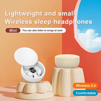 White mini ear buds SK26 Bluetooth 5.4 Wireless 5~10days