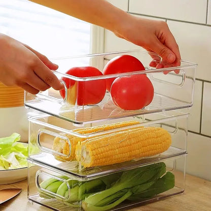 Refrigerator Organizer Bin Food Refrigerator Organizer Fridge Storage Box Organizers Plastic Food Storage kitchen Organizers 5~8days