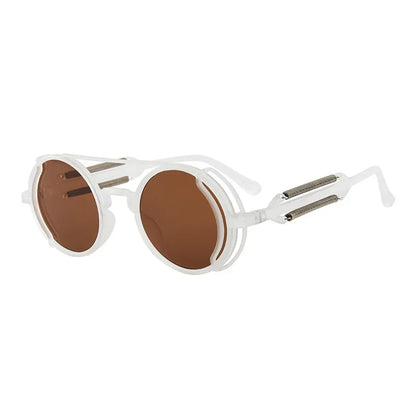 Steampunk Sunglasses UV400 Round Frame 10~13days