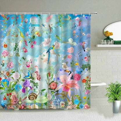 Chinese Style Shower Curtain Bathroom 7~10days