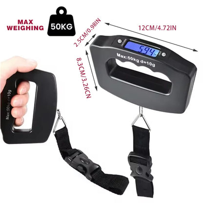 50kg/10g Digital Luggage Scale Electronic 7~12days