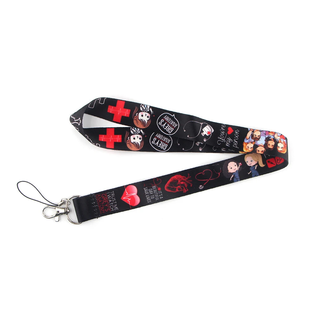 Medical Doctor Nurse Lanyards for Key Neck Strap For Card Badge Gym Key Chain Lanyard Key Holder DIY Hang Rope Keychain 7~11days