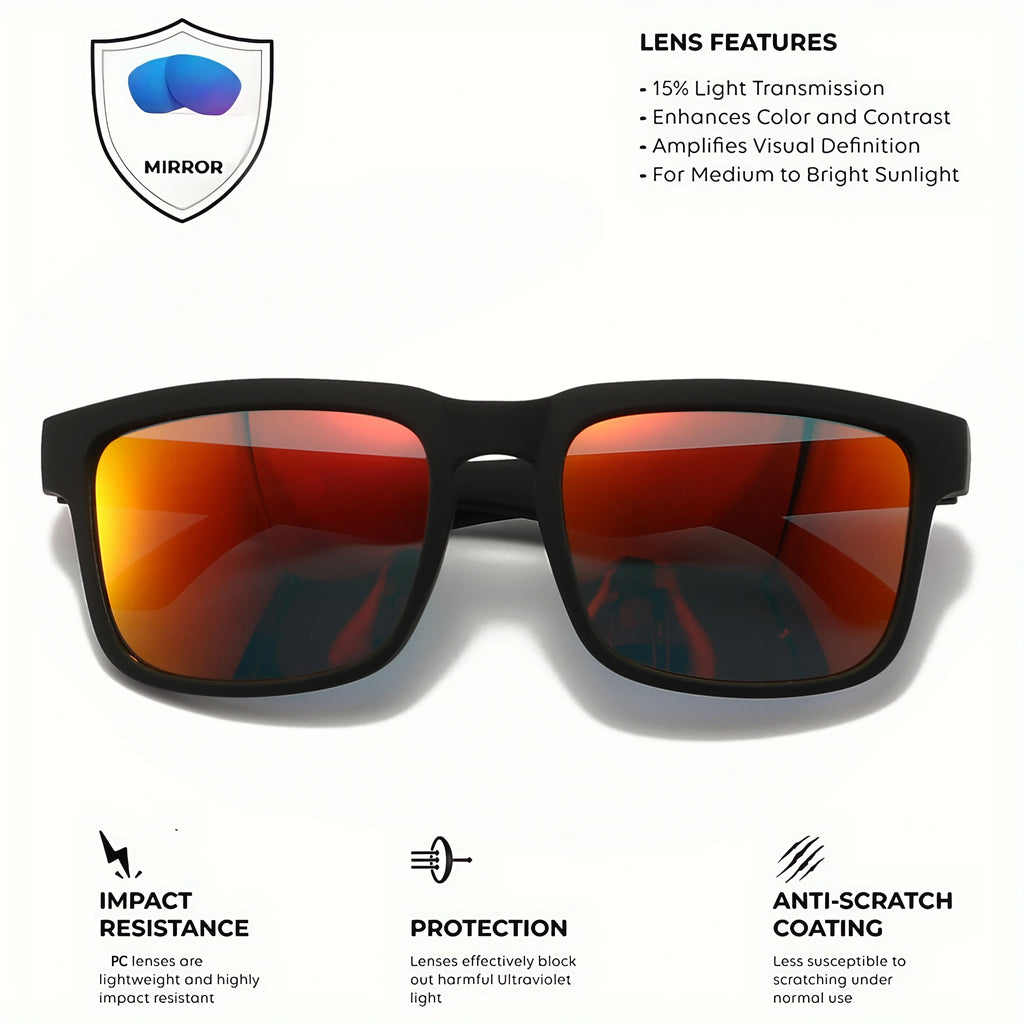 4PCS Square Sports Sunglasses 9~13days
