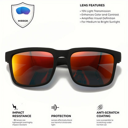 4PCS Square Sports Sunglasses 9~13days