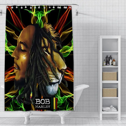 Shower Rapper Bob Marleys Curtain 7~10days