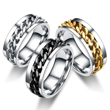 Rotatable Chain Rings size 10 to 13