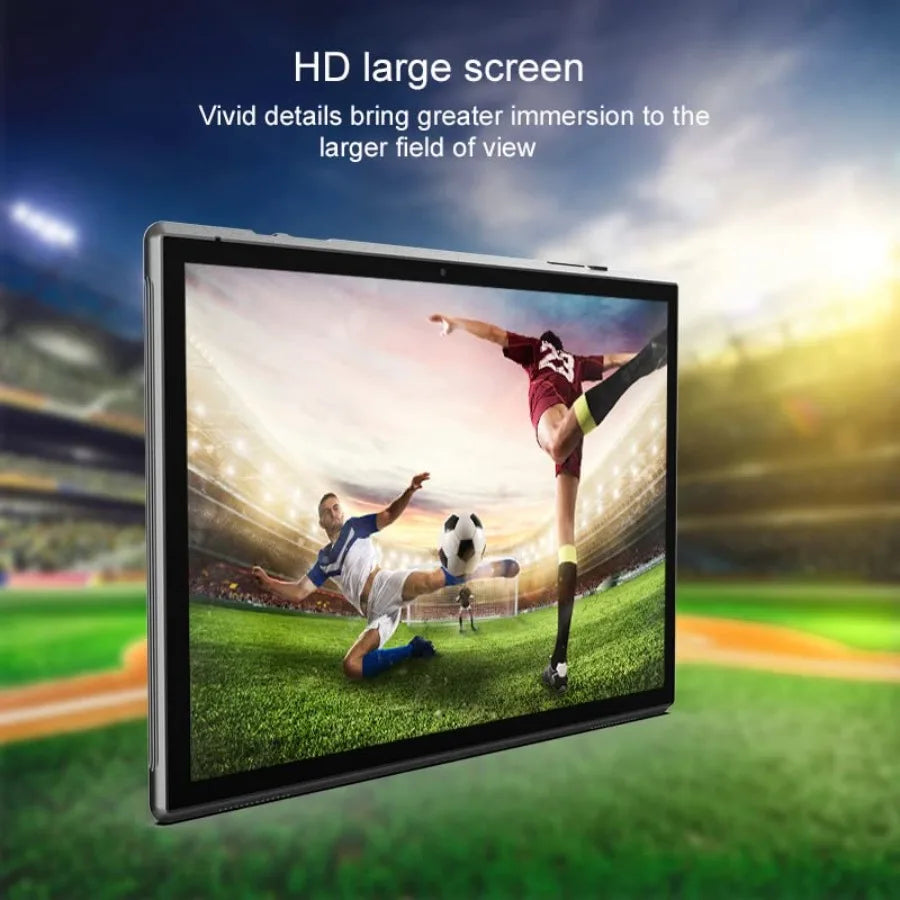10-inch Android 15 Tablet for Work and Entertainment IPS Display Black 8GB RAM + 32GB ROM with 1TB Expandable Storage 6000mAh 3~8days