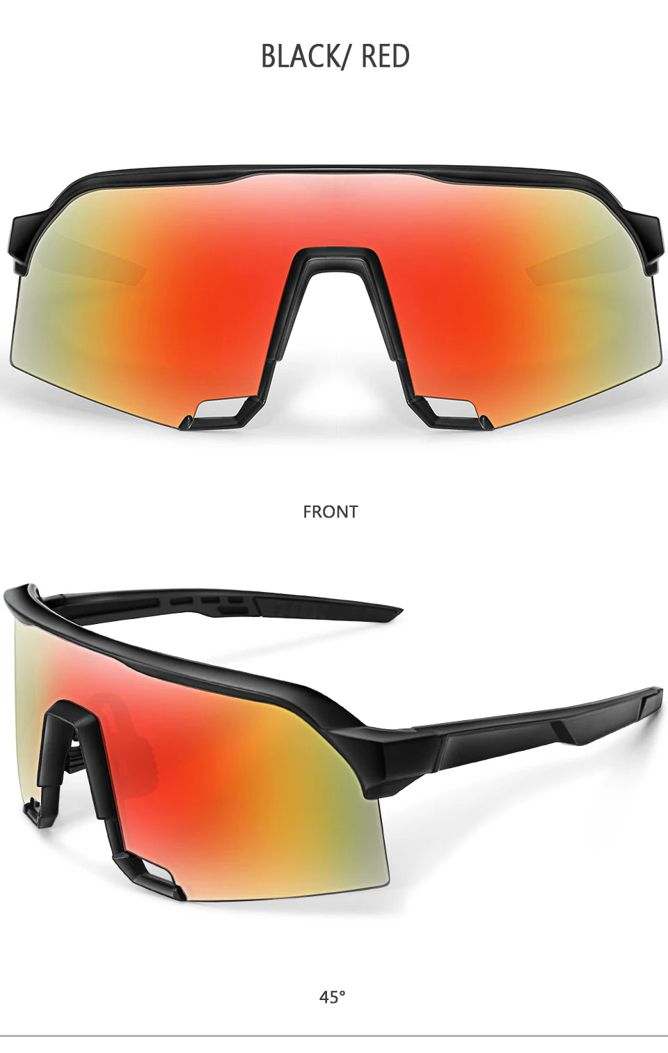 New Style Outdoor Sports Sunglasses Oversize Windproof Goggles for Men And Women Cycling Bicycle Road Hiking Camping 10~13days