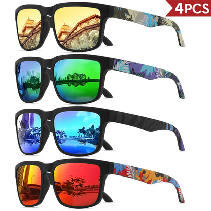 4PCS Square Sports Sunglasses 9~13days