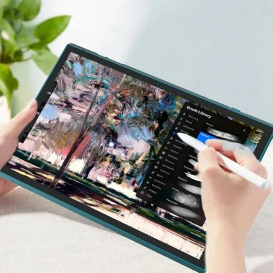 10-inch Android 15 Tablet for Work and Entertainment IPS Display Black 8GB DDR4 RAM + 32GB ROM with 1TB Expandable Storage 3~8days